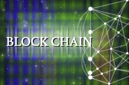Can blockchain help small business? - blockchain text on technology connection background, distributed ledger technology concept
