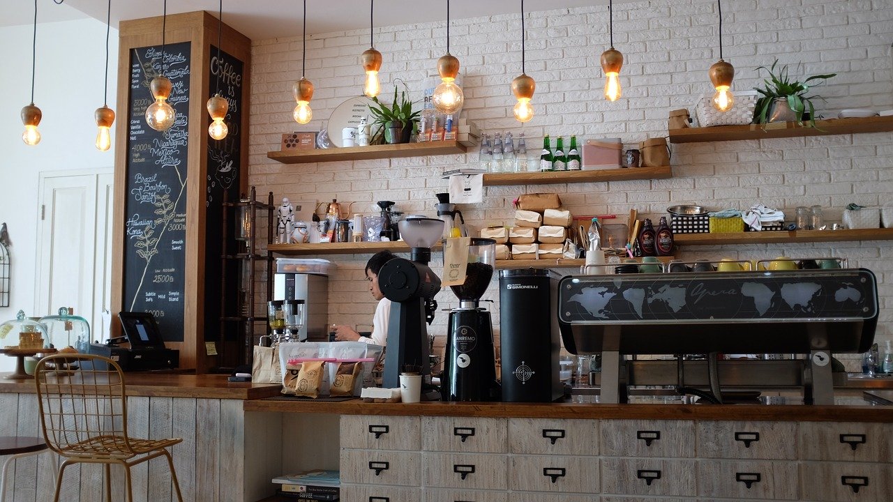 JobKeeper changes from September - a deserted cafe