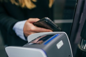 New payment methods to consider - mobile phone held by EFTPOS terminal