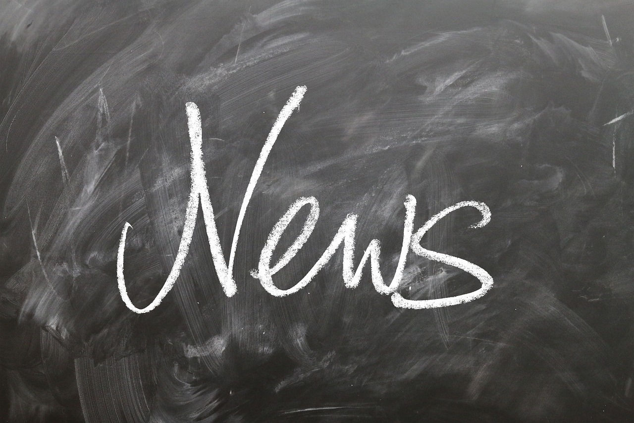 COVID-19 Business Update - 9 July 2020 - the word "News" written on a chalkboard